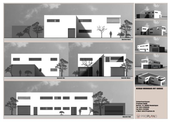 Neubau EFH mit Arztpraxis
