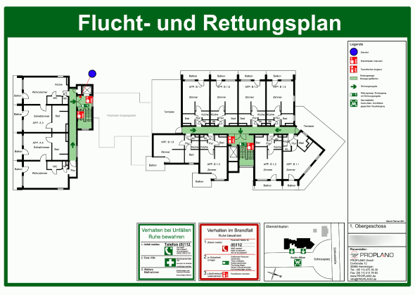 Flucht- und Rettungsplan